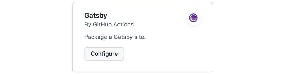 Github Gatsby Action